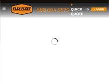 Tablet Screenshot of flexfleetrental.com